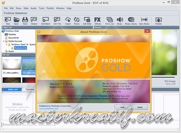 Proshow Gold 7.0.3518 Serial Key