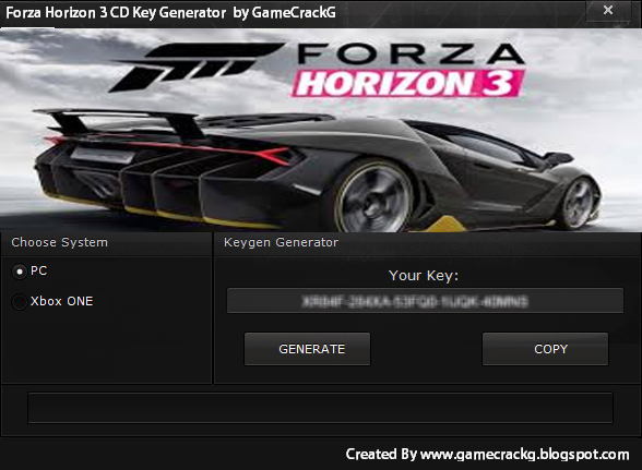 Pc Serial Key Forza Horizon 3